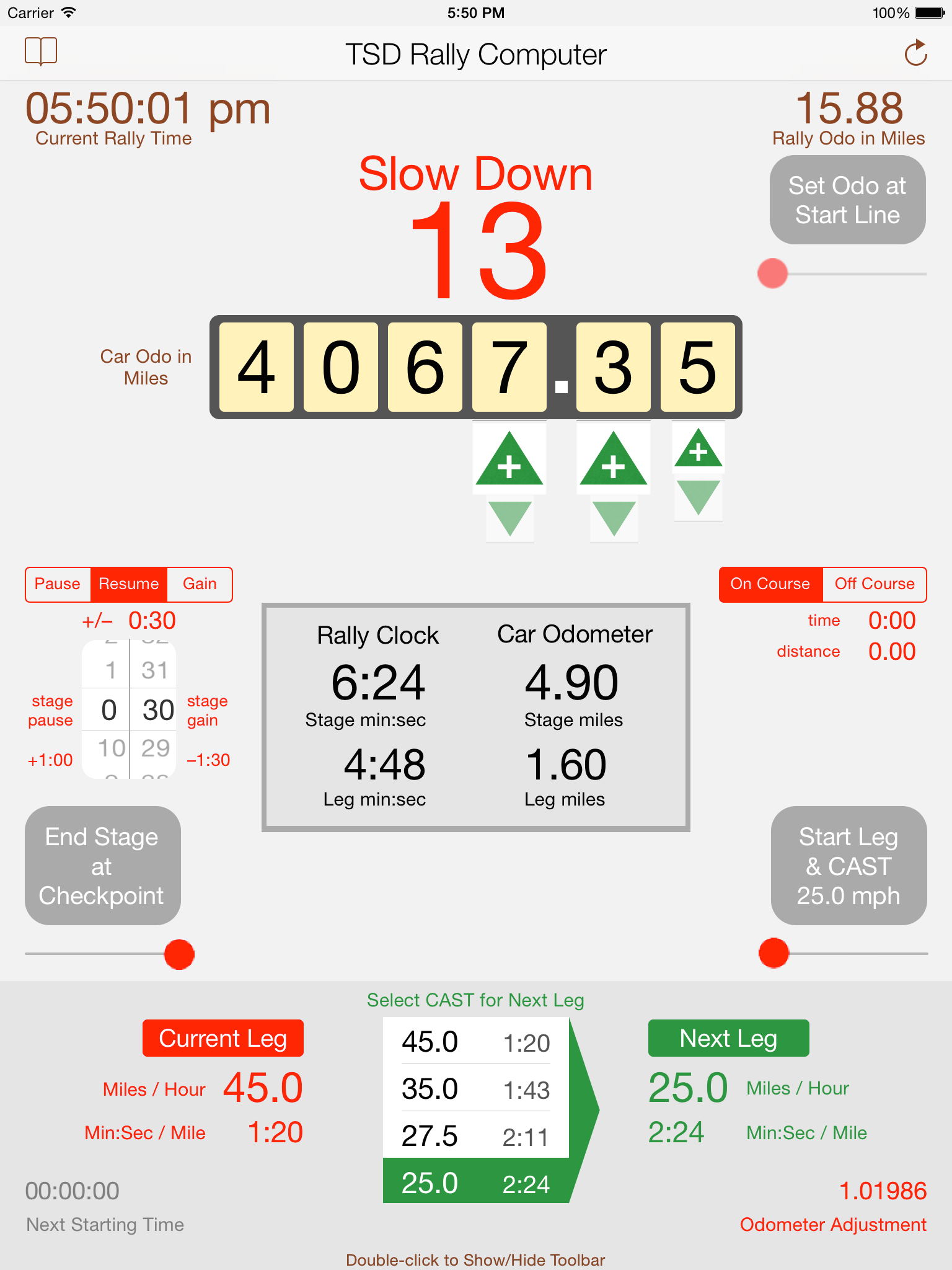 MSYapps: TSD Rally Computer